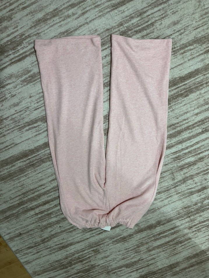 Pembe Rahat Kesim Kadın Eşofman Altı - Görsel 2