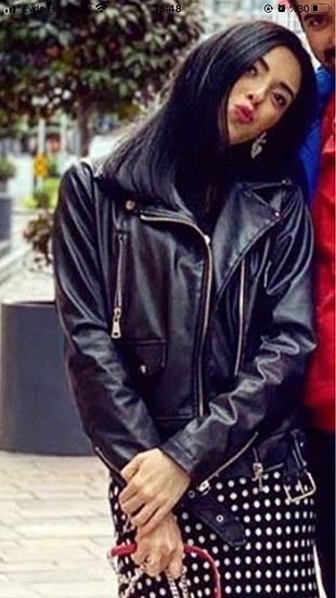 Butigo Zara siyah deri ceket