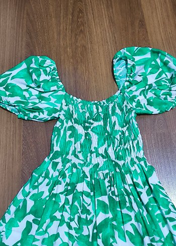 Yeşil Bohem Kadın Elbise - Görsel 2