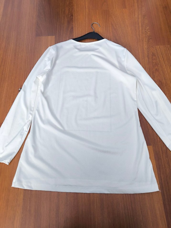 Bej Kemerli Kadın İkili Bluz-Yelek - Görsel 4