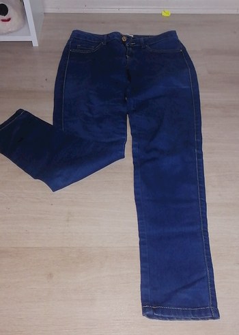 Koton Mavi Kadın Midi Boy Denim Pantolon