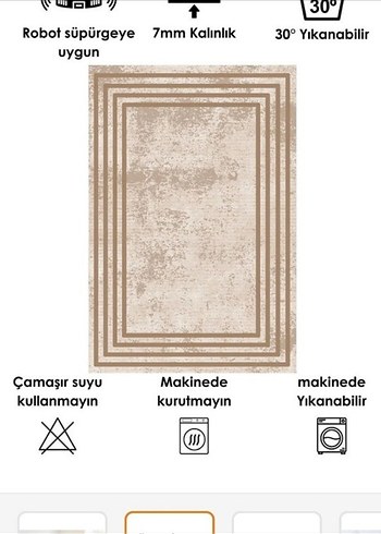 Diğer Bej Renkli Düz Banyo Paspası