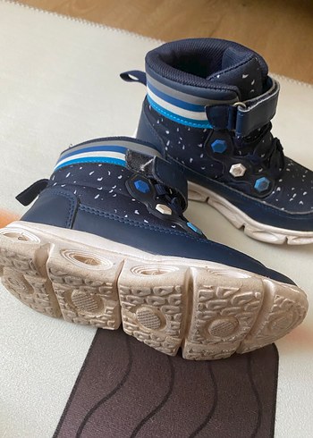 Erkek Çocuk Lacivert  Desenli Bot - Görsel 2