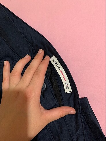Skinny lacivert pantolon