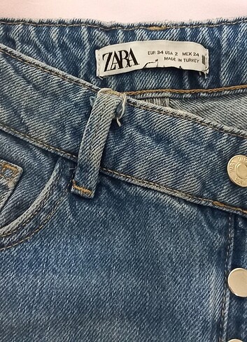 Zara straight fit jean  - Görsel 5