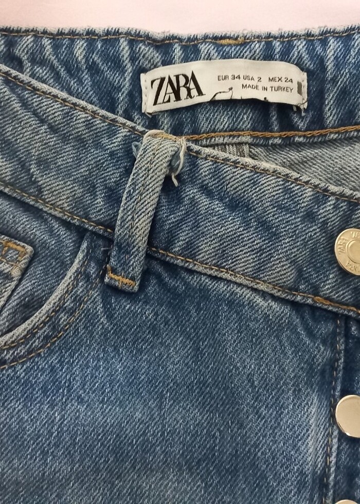 Zara straight fit jean  - Görsel 5