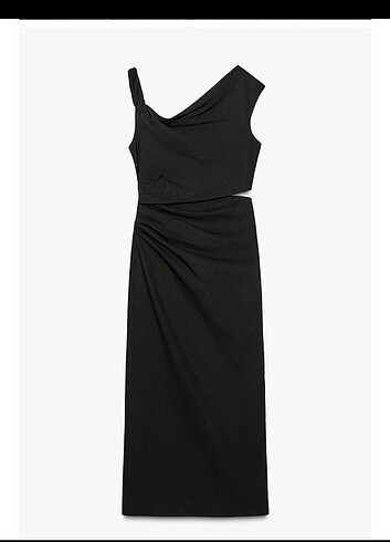 Zara asimetrik elbise - Görsel 3