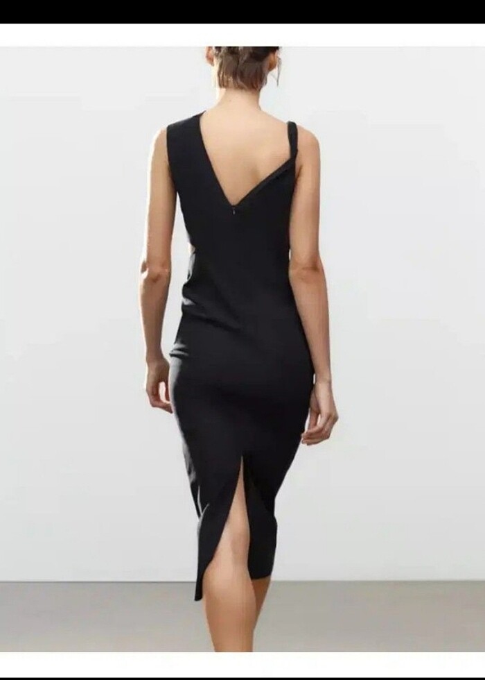 Zara asimetrik elbise  - Görsel 2