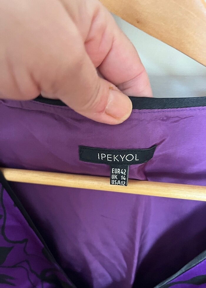 İpekyol astarlı saten elbise - Görsel 4