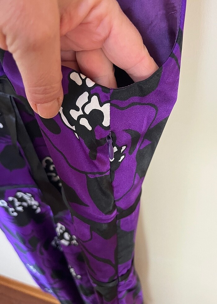 İpekyol astarlı saten elbise - Görsel 3