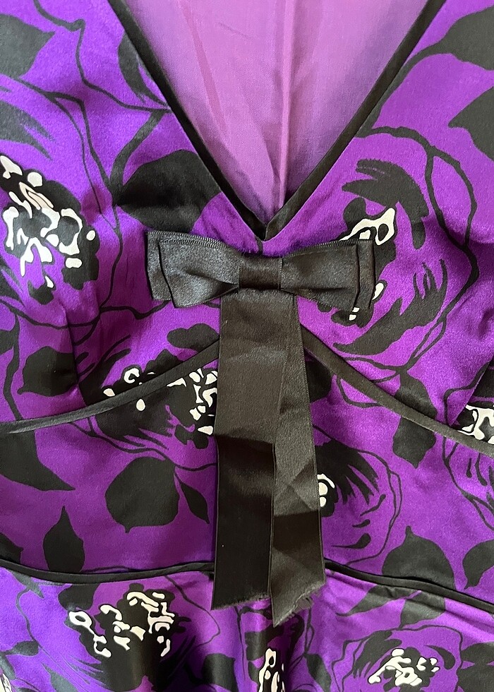 İpekyol astarlı saten elbise - Görsel 2