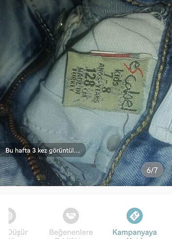 Diğer 8 yaş kot etek