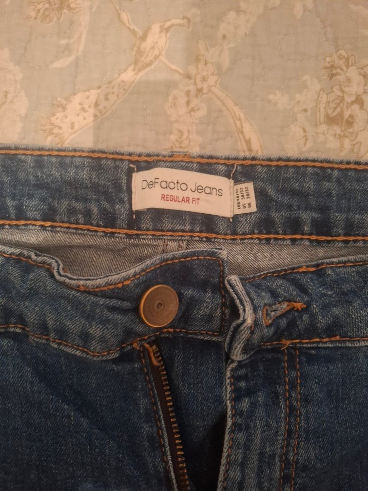 DeFacto 38/32 Boru Paça Jean - Görsel 2