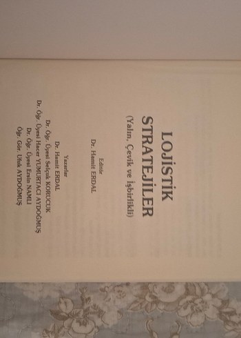 Lojistik Stratejiler Kitabı - Dr. Hamit Erdal - Görsel 2