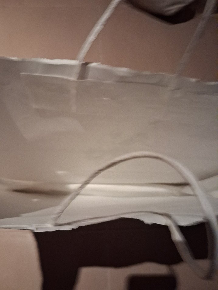 Baskılı Beyaz Kadın Kağıt Çanta - Görsel 5