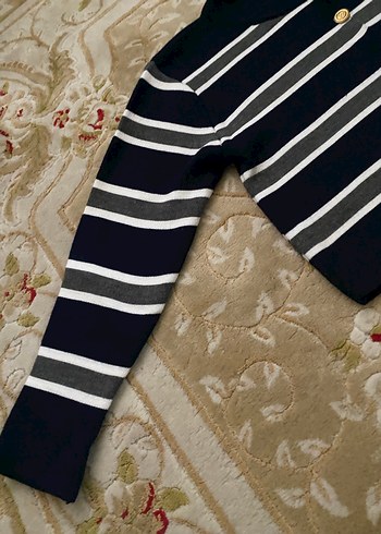 Düğmeli Siyah Mini Kadın Hırka ambar - Görsel 3