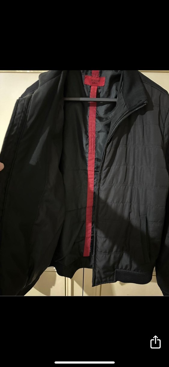 Fermuarlı Gri Erkek Ceket - Görsel 5