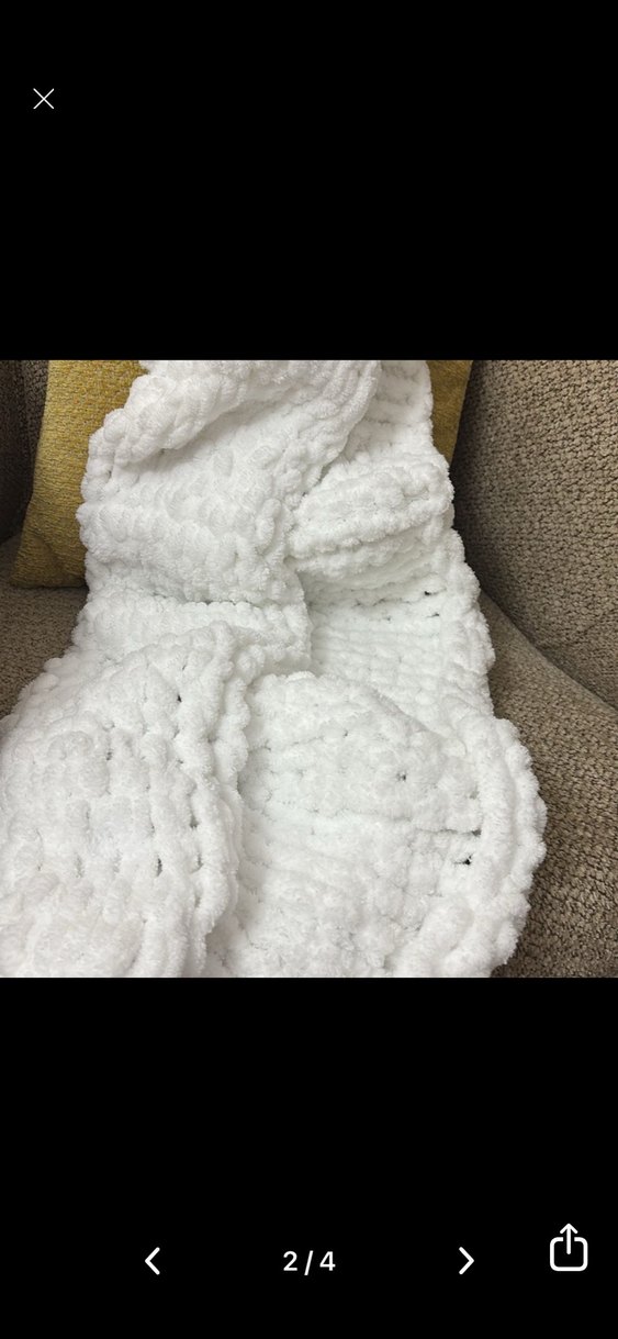 Beyaz Yün Çocuk Battaniyesi - Görsel 2