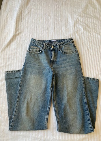 Stradivarius 90s wide leg jean