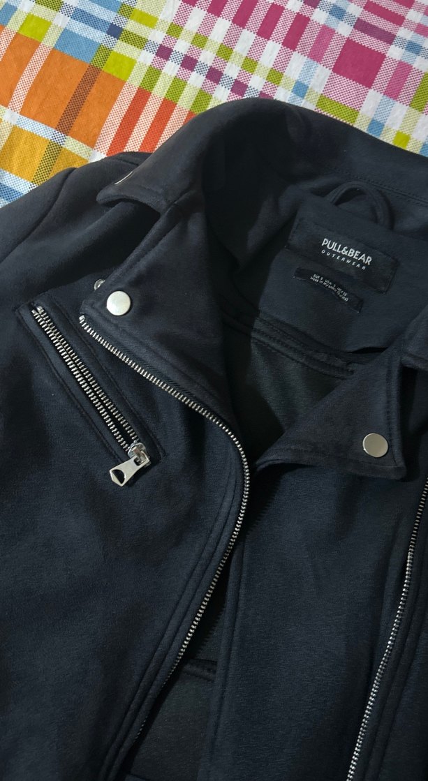 Kadın Siyah Süet Kemerli Ceket - Görsel 3