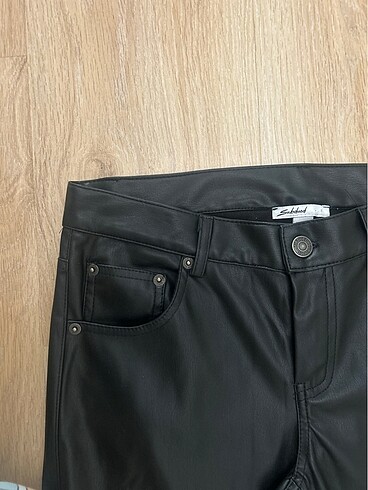 s Beden Subdued deri pantalon