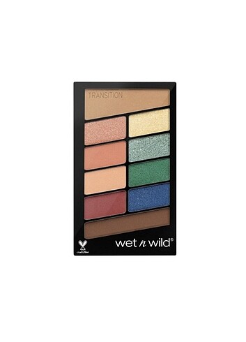 Wet n wild WET N WİLD Playing Safe color ıcon 10'lu far paleti 