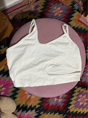 Shein beyaz crop