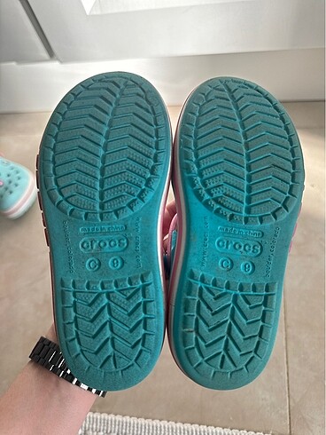 25 Beden turkuaz Renk Crocs sandalet