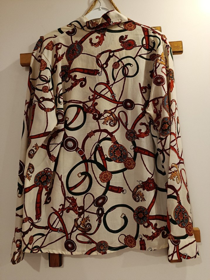 Desenli Şık Kadın Gömlek - Görsel 5