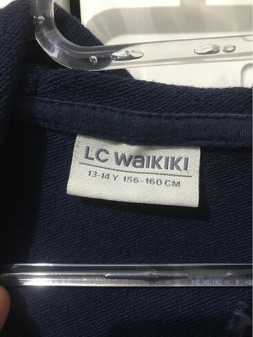13-14 Yaş Beden Kapşonlu fermuarlı sweatshirt hırka