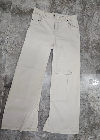 Kadın wide leg jean - Görsel 2