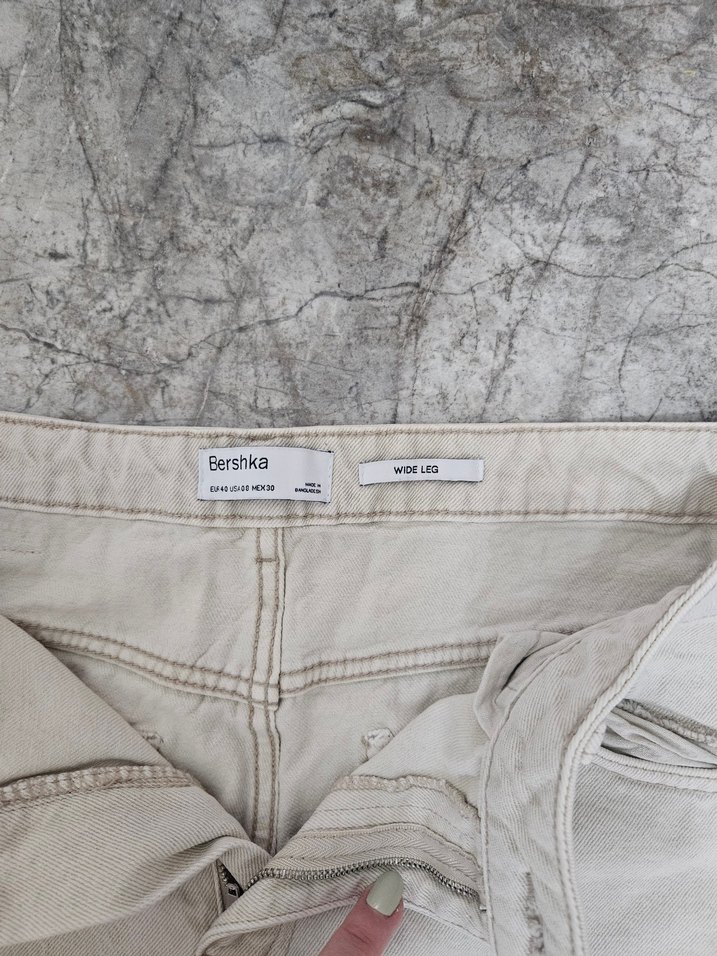 Kadın wide leg jean - Görsel 5