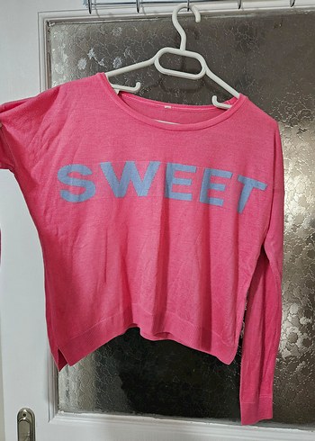 Pembe Uzun Kollu Kadın Triko - Görsel 4