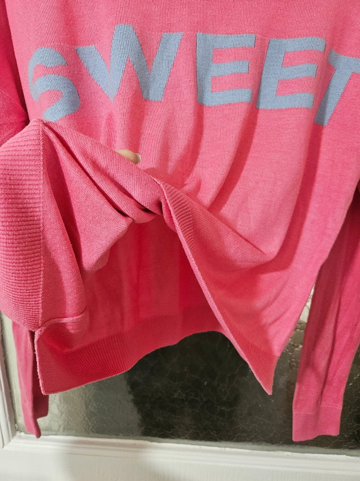 Pembe Uzun Kollu Kadın Triko - Görsel 3