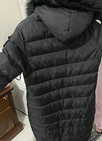 Diğer Kadın siyah şişme mont
