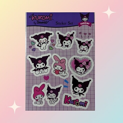 Kuromi sticker set