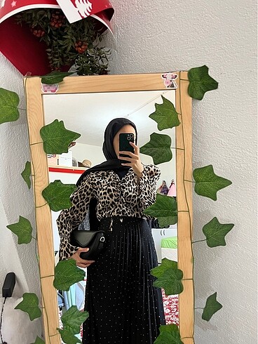 Diğer Leopar etek üstü gömlek