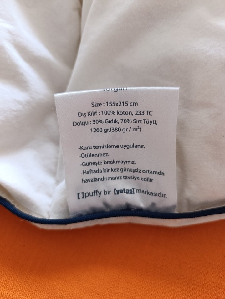 Kaz Tüyü Yorgan Tek Kişilik - Görsel 2