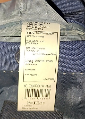 Koyu Mavi Erkek Takım Elbise - Görsel 5