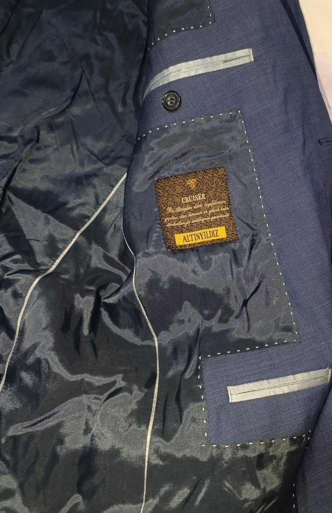 Koyu Mavi Erkek Takım Elbise - Görsel 4