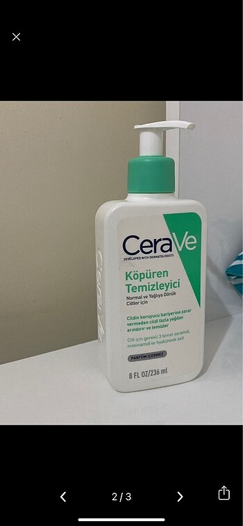 Diğer Cerave köpüren temizleyici
