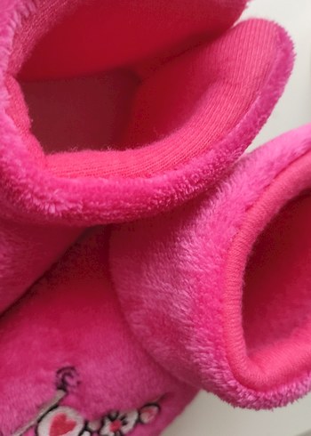 Kız Çocukları İçin Renkli Nakışlı Sıcak Terlik panduf - Görsel 3