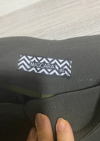 Kadın Haki Regular Fit Cigarette Pantolon - Görsel 11