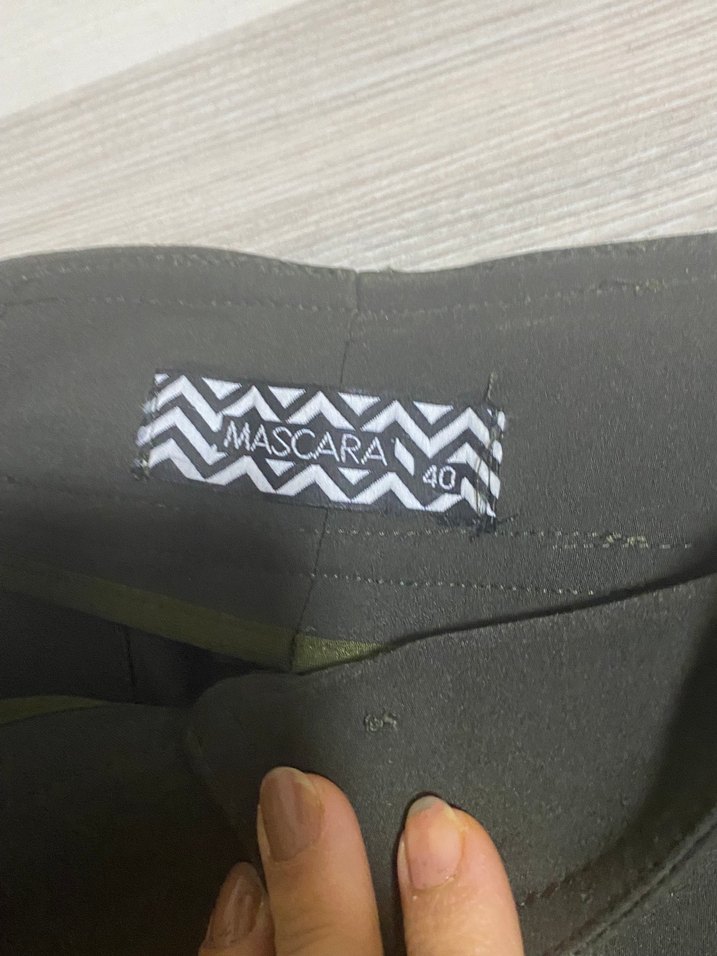 Kadın Haki Regular Fit Cigarette Pantolon — görsel 11/13