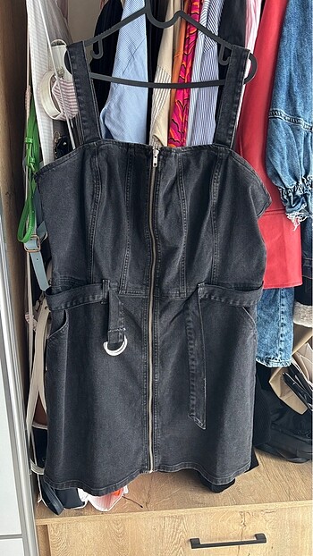 Denim jile elbise