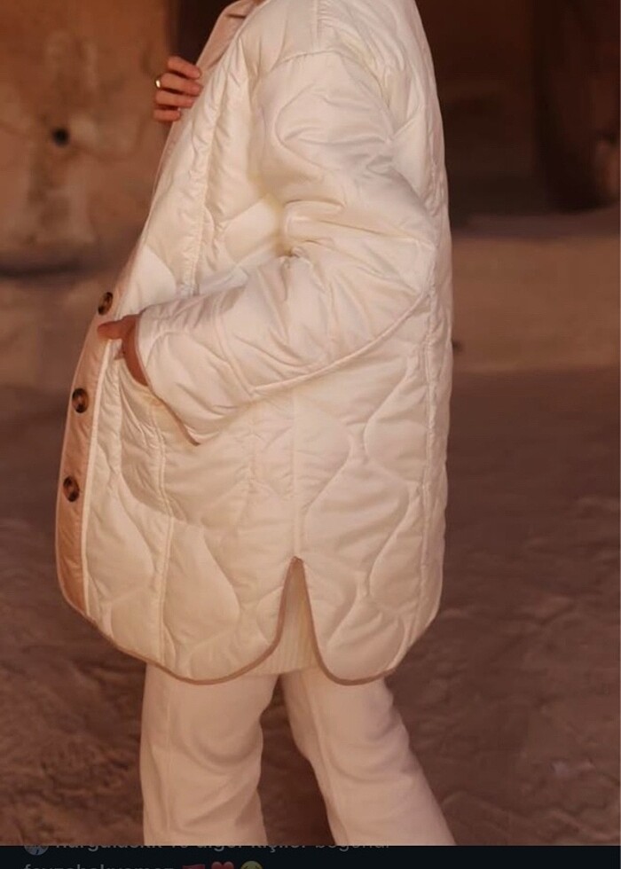 Vesna desing marka kapitone mont - Görsel 2