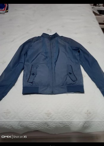 LC WAKIKI Erkek Mavi Fermuarlı Street Wear Ceket - Görsel 2