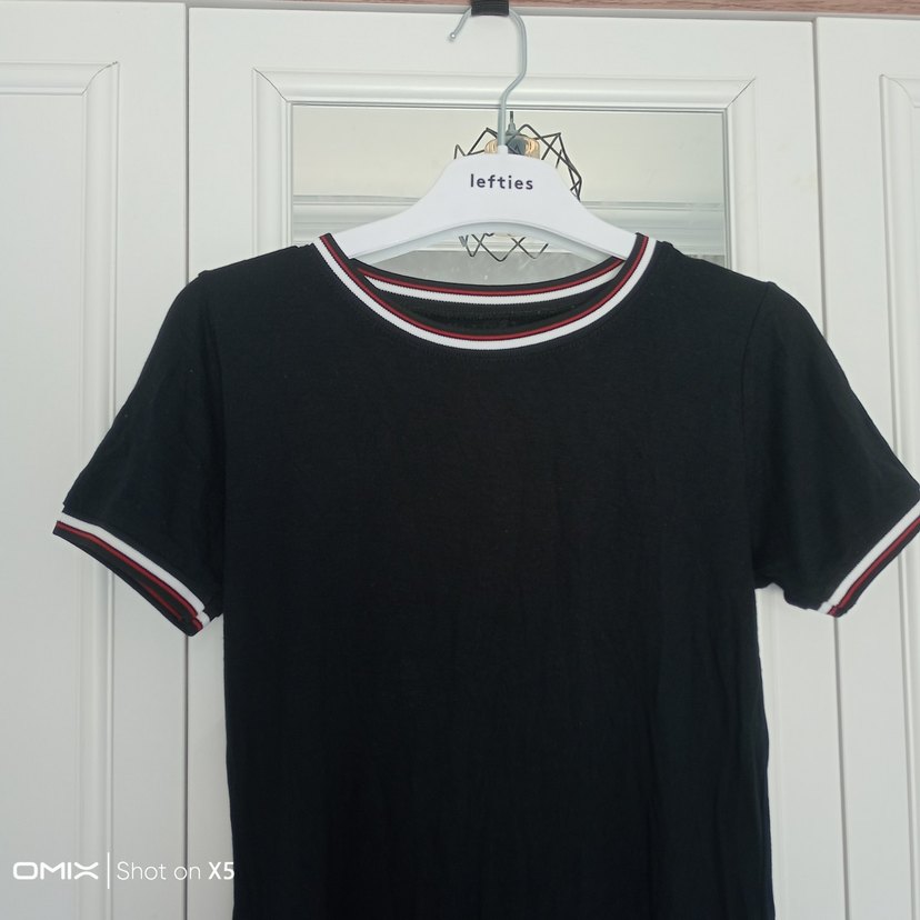 Siyah Kısa Kollu Mini Elbise - Görsel 2