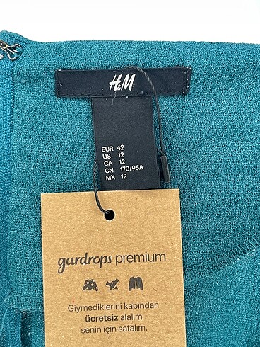 42 Beden çeşitli Renk H&M Kısa Elbise %70 İndirimli.