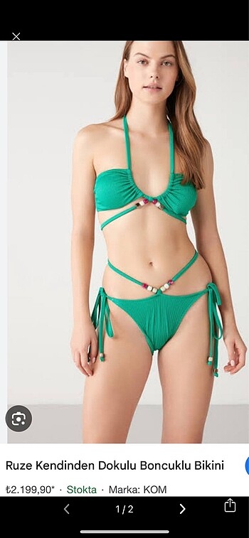 Kom orijinal bikini takımı